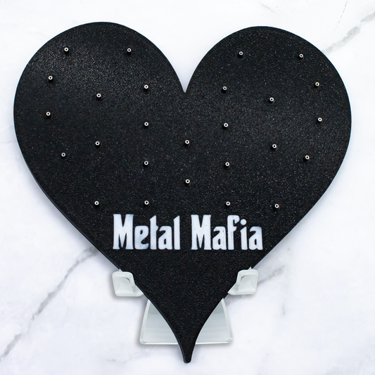 Heart Shaped Jewelry Display – Holds 26 Replacement Ends