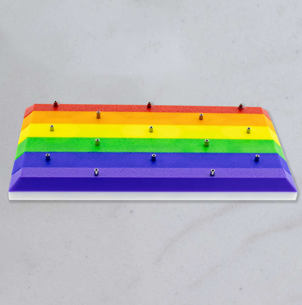Rainbow Pride Flag Jewelry Display – Holds 15 Replacement Ends
