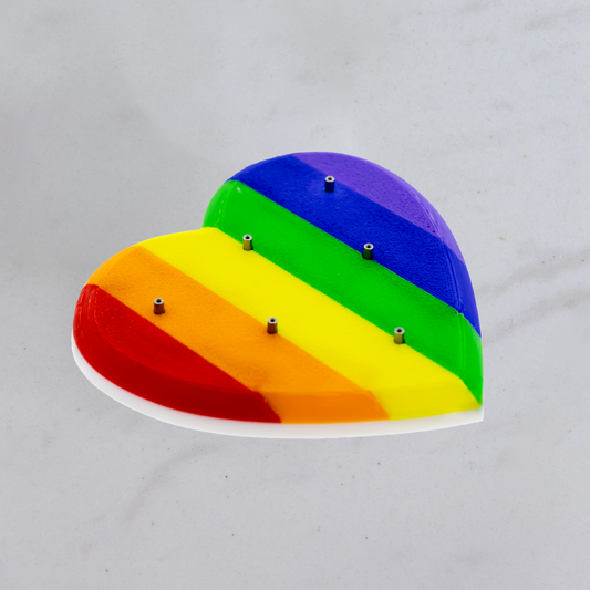 Heart Pride End Display – Holds 6 Replacement Ends