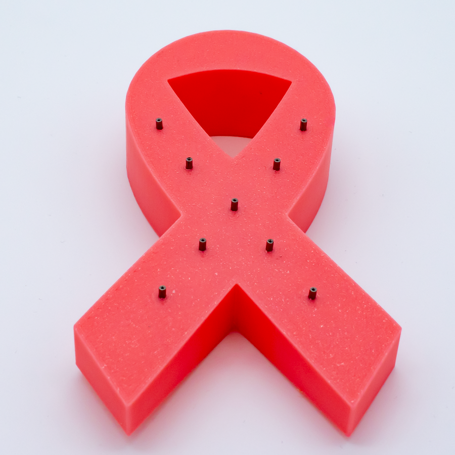 Awareness Ribbon Jewelry Display – Holds 9 Replacement Ends