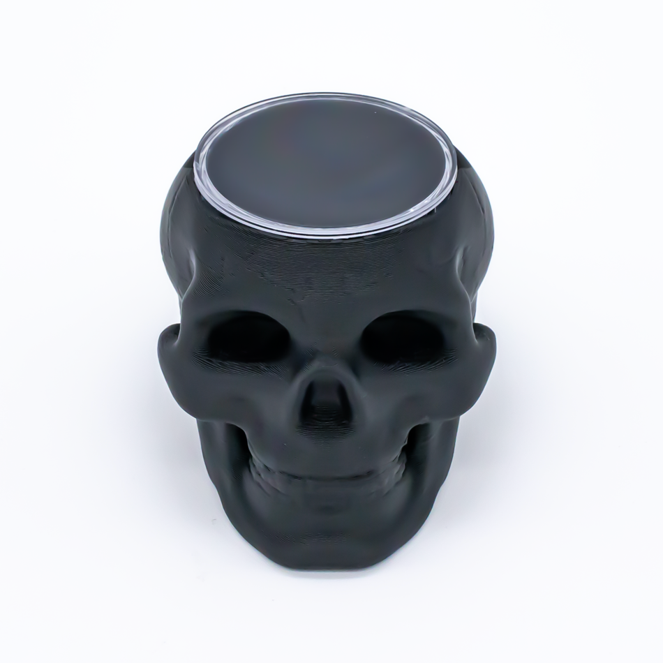 Skull Display for Threadless Ends– Black Foam Insert