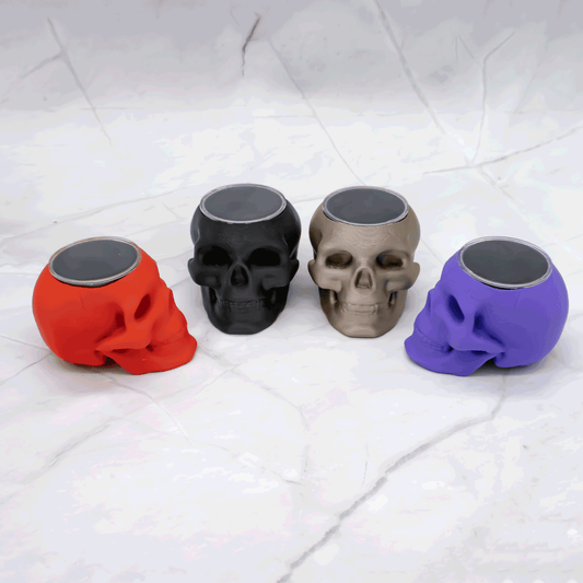 Skull Display for Threadless Ends– Black Foam Insert