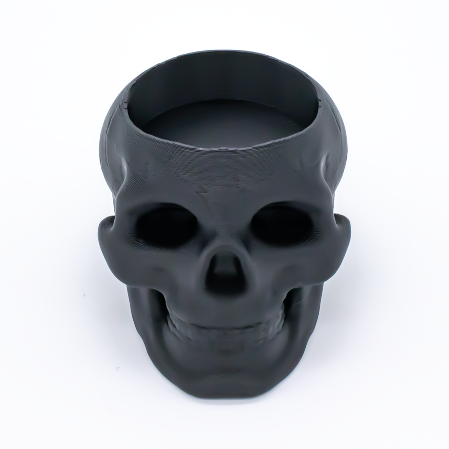 Skull Display for Threadless Ends– Black Foam Insert