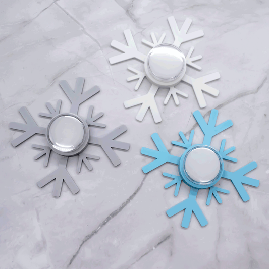 4 Point Snowflake Display for Threadless Ends