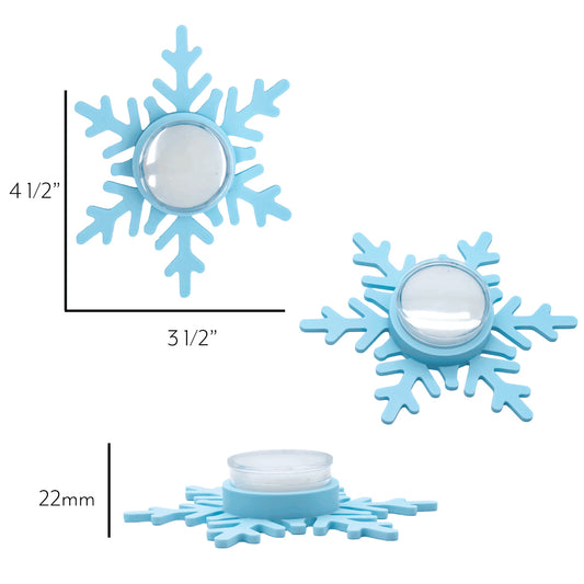 6 Point Snowflake Display for Threadless Ends