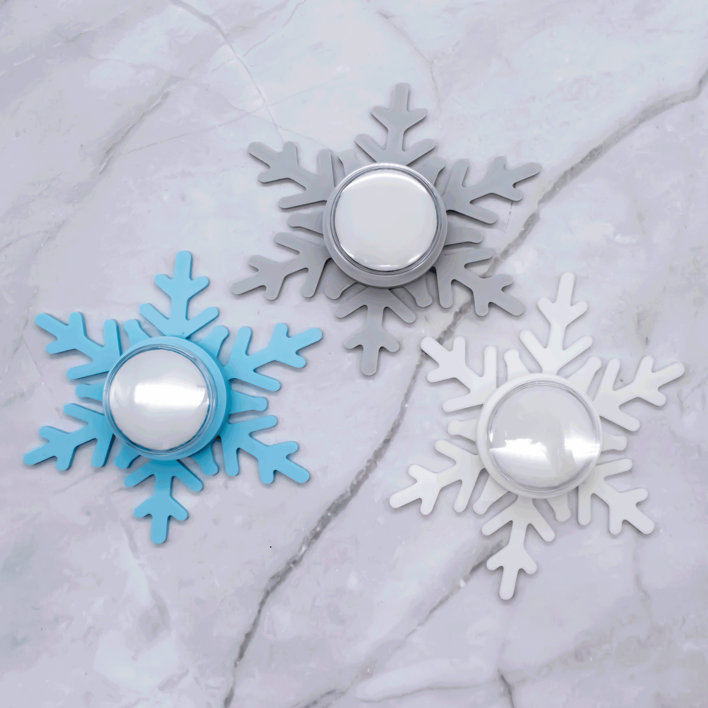 6 Point Snowflake Display for Threadless Ends