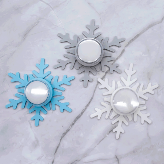 6 Point Snowflake Display for Threadless Ends