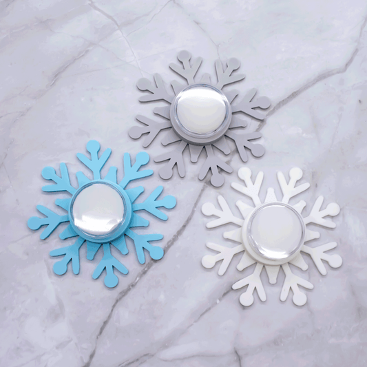 8 Point Snowflake Display for Threadless Ends