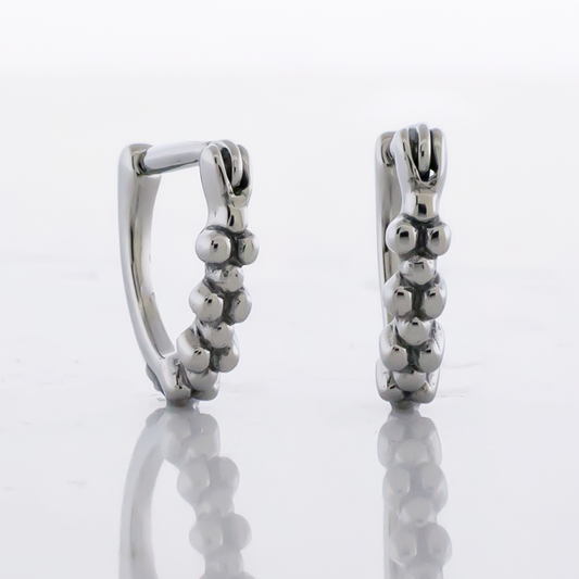 16G 1/4" - Beaded Ear Clicker