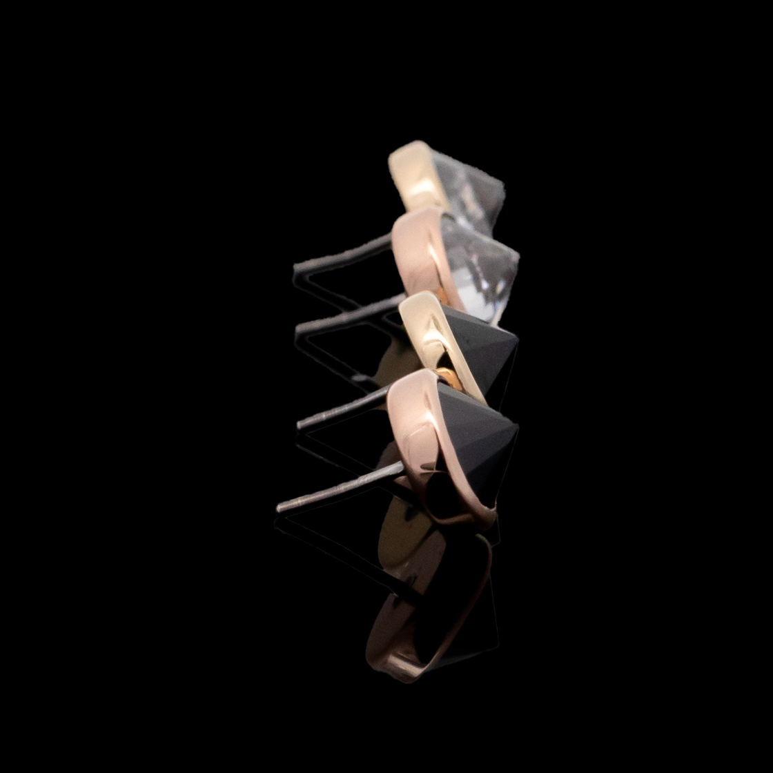 Valen - 14kt Gold Threadless End - Pierced Addiction