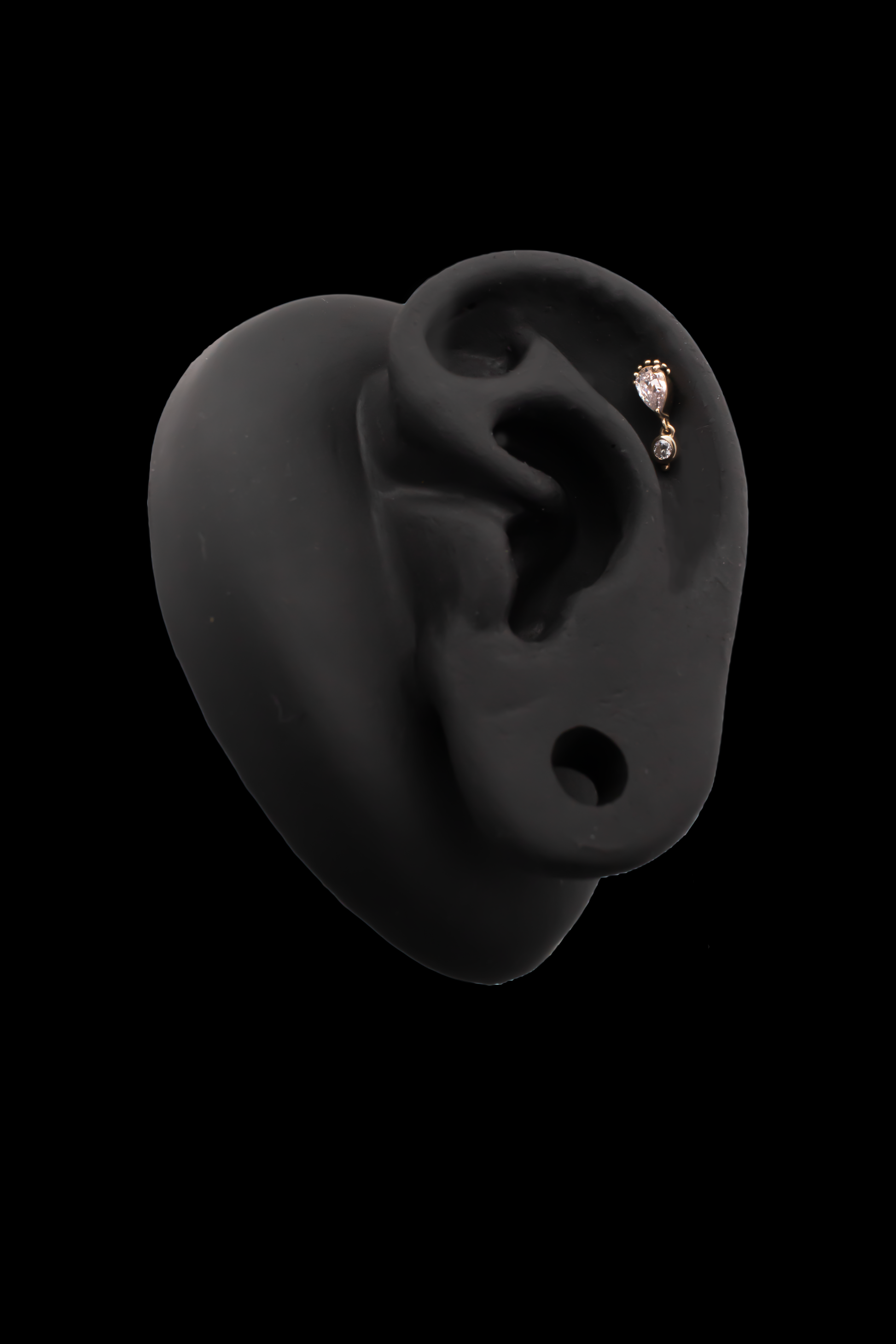 Verona - 14kt Gold Threadless End - Pierced Addiction