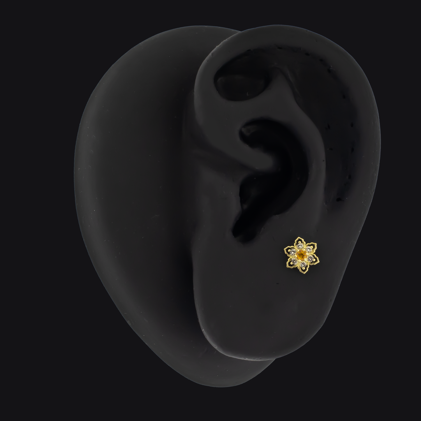 Lily - 18kt Gold Threadless End