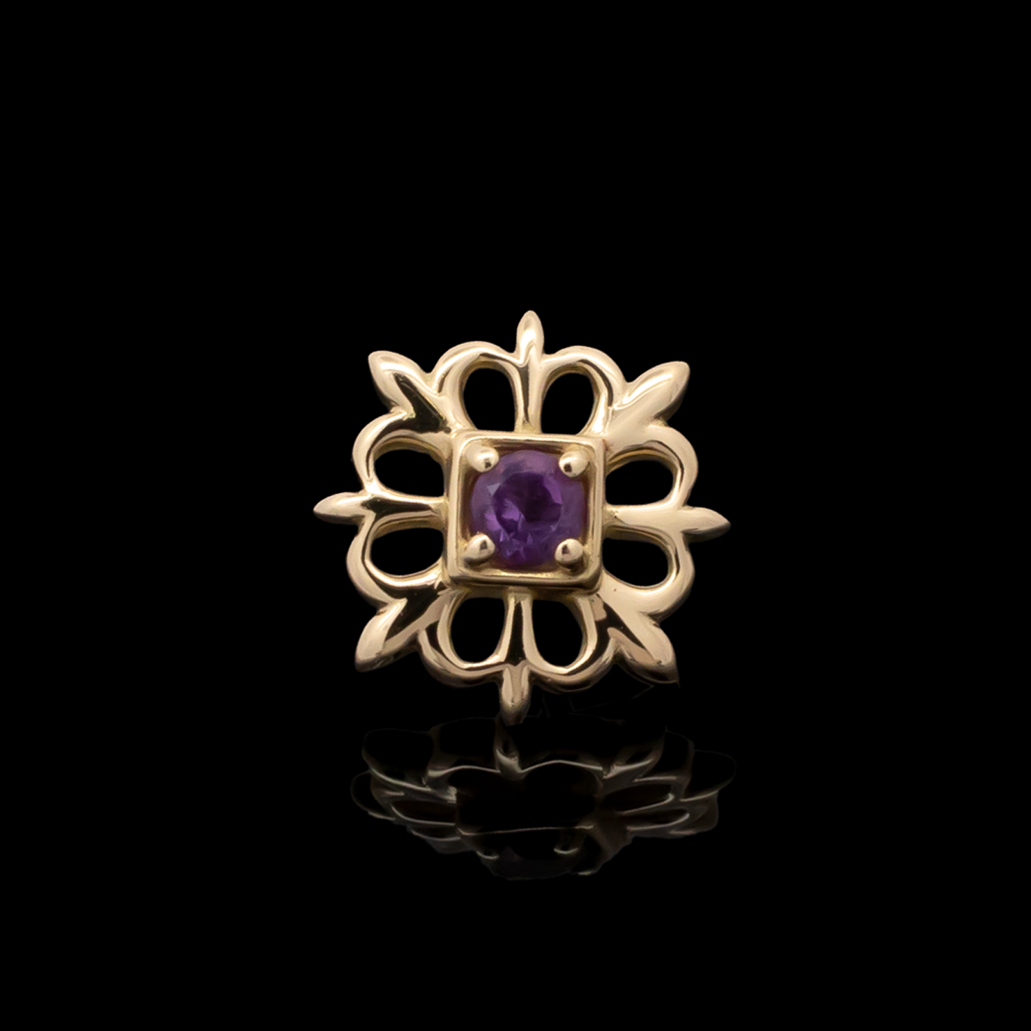 Olivia - 18kt Gold Threadless End