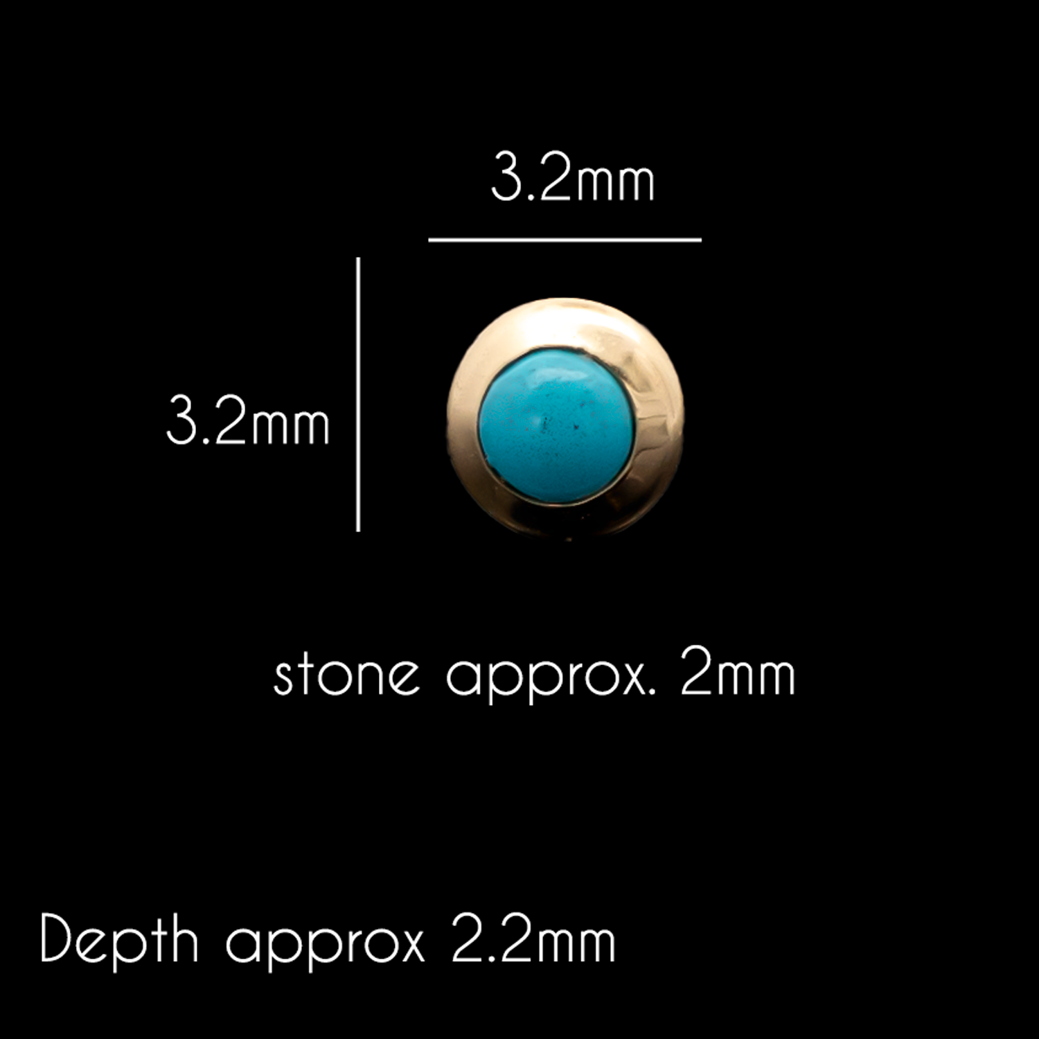 Indie - 18kt Gold Threadless End