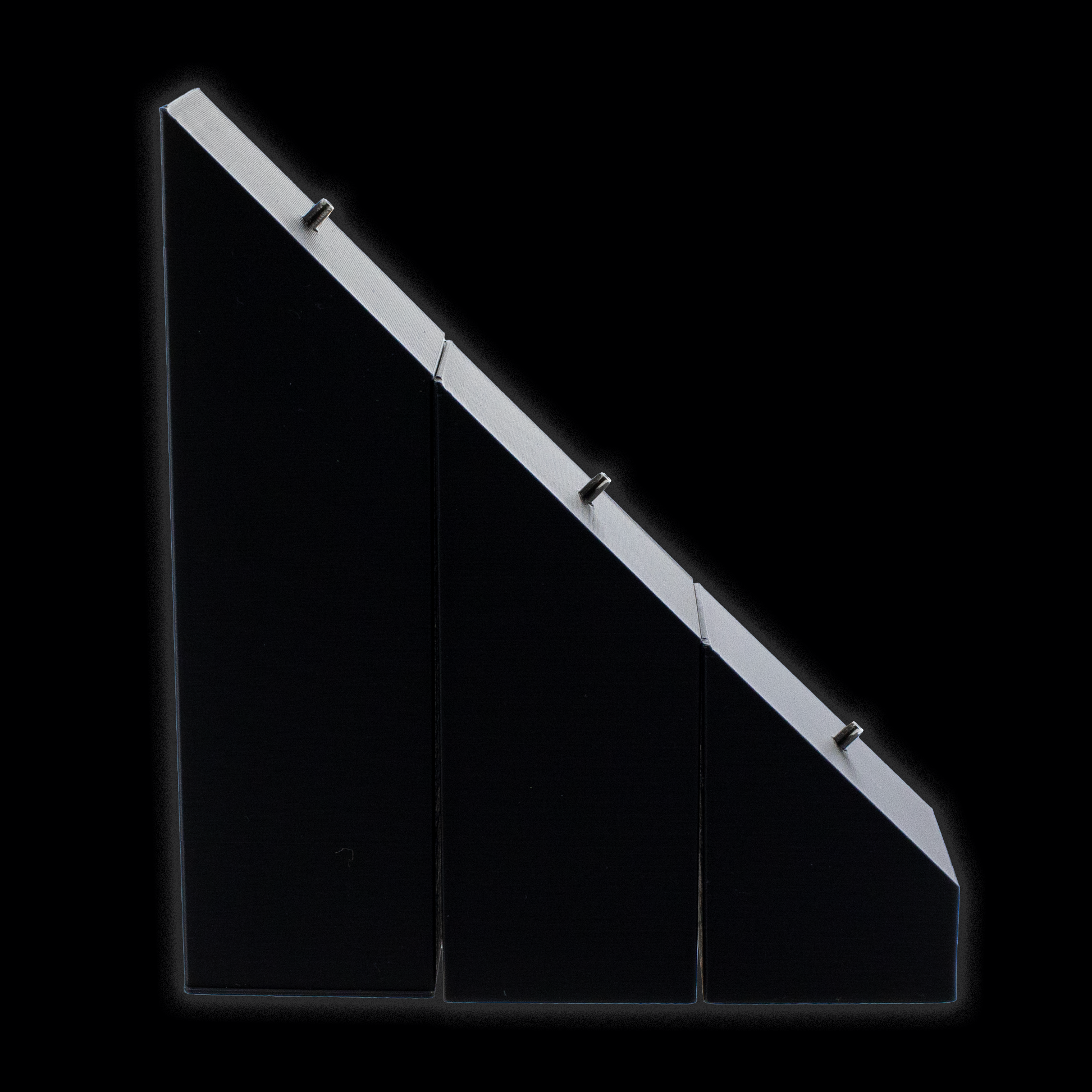 Set of 3 Display Stands- Holds Replacement Ends- Black