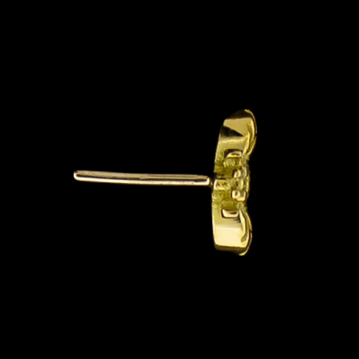 Honey- 18Kt Gold Threadless End