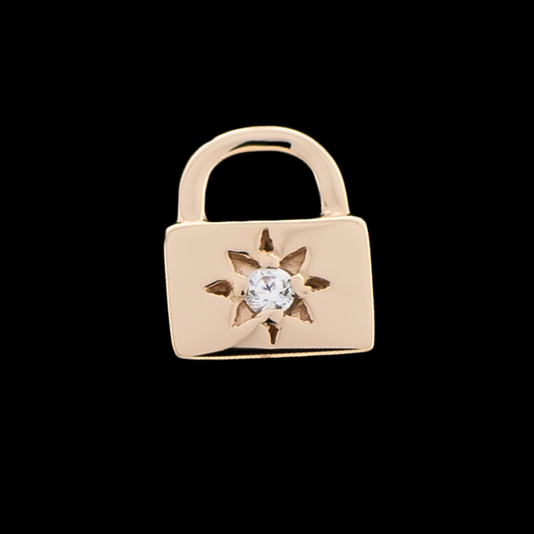 Solange - 14kt Gold Threadless End - Pierced Addiction