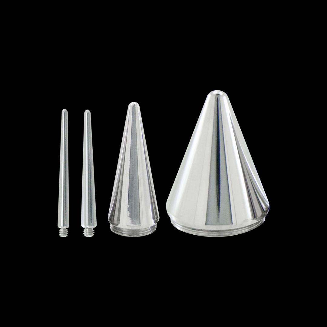 2" Steel Tunnel Tapers - Internally Measured - Pierced Addiction