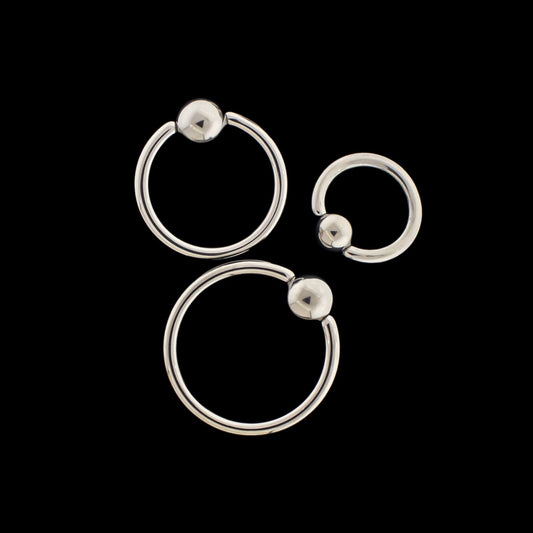 14G Captive Bead Rings - Khrysos Jewelry
