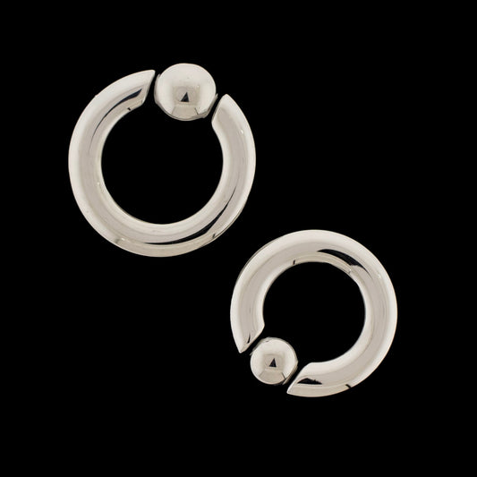 2G Captive Bead Rings - Khrysos Jewelry