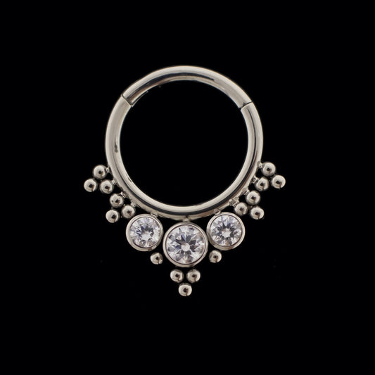 Lotte - Hinged Segment Ring - Khrysos Jewelry