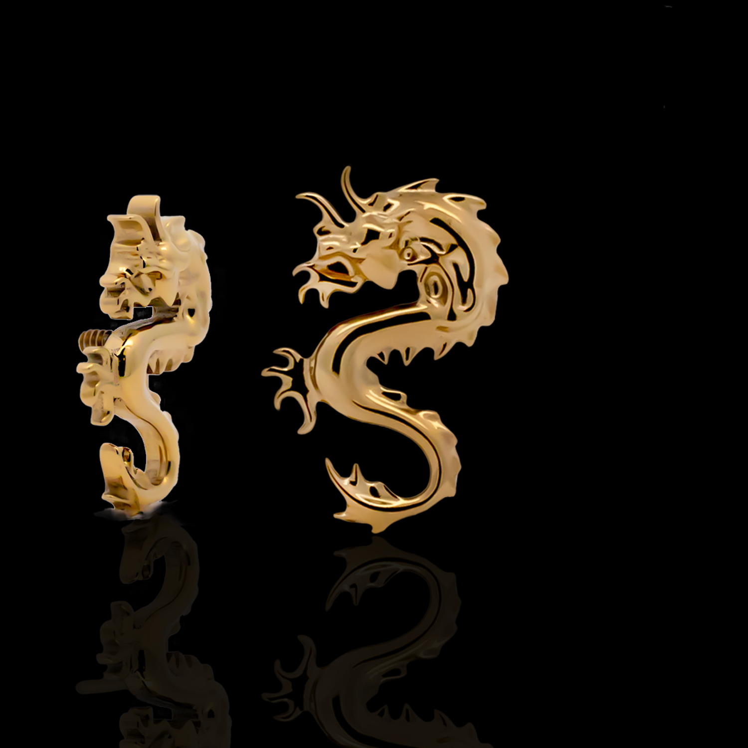 Titanium Internally Threaded Dragon End - 16g/18g - Pierced Addiction