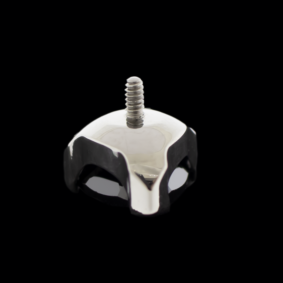 Cairo - 16G Trillion Prong Set Low Profile End - Khrysos Jewelry
