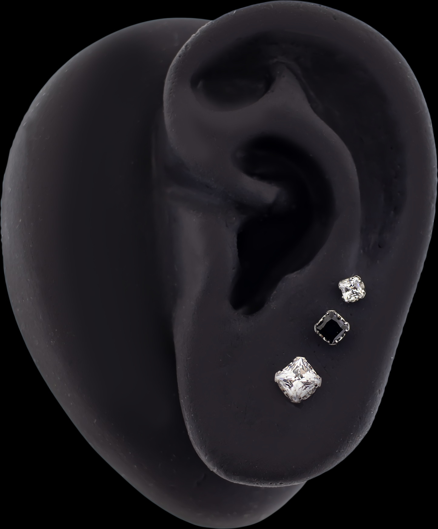 Axel - Square Prong Set Low Profile End - Khrysos Jewelry