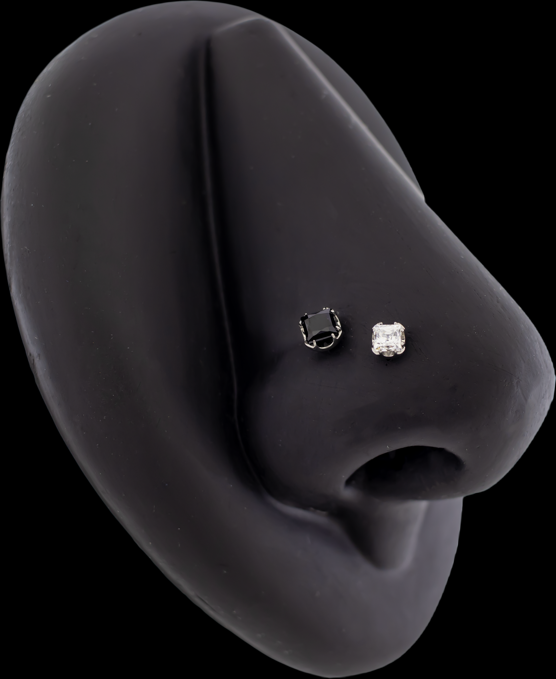 Axel - Square Prong Set Low Profile End - Khrysos Jewelry