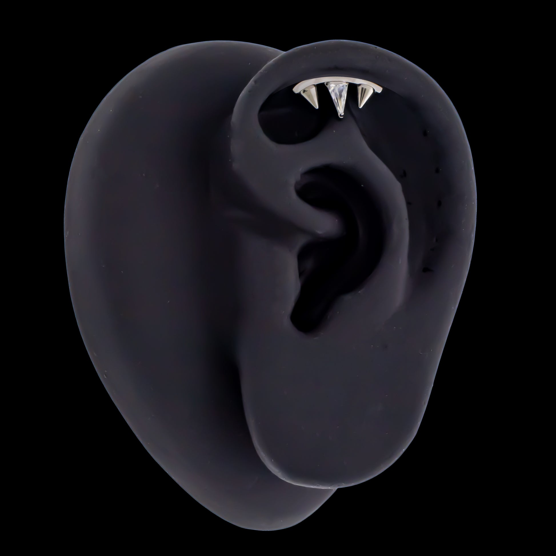 Noir - Titanium Threadless End - Pierced Addiction