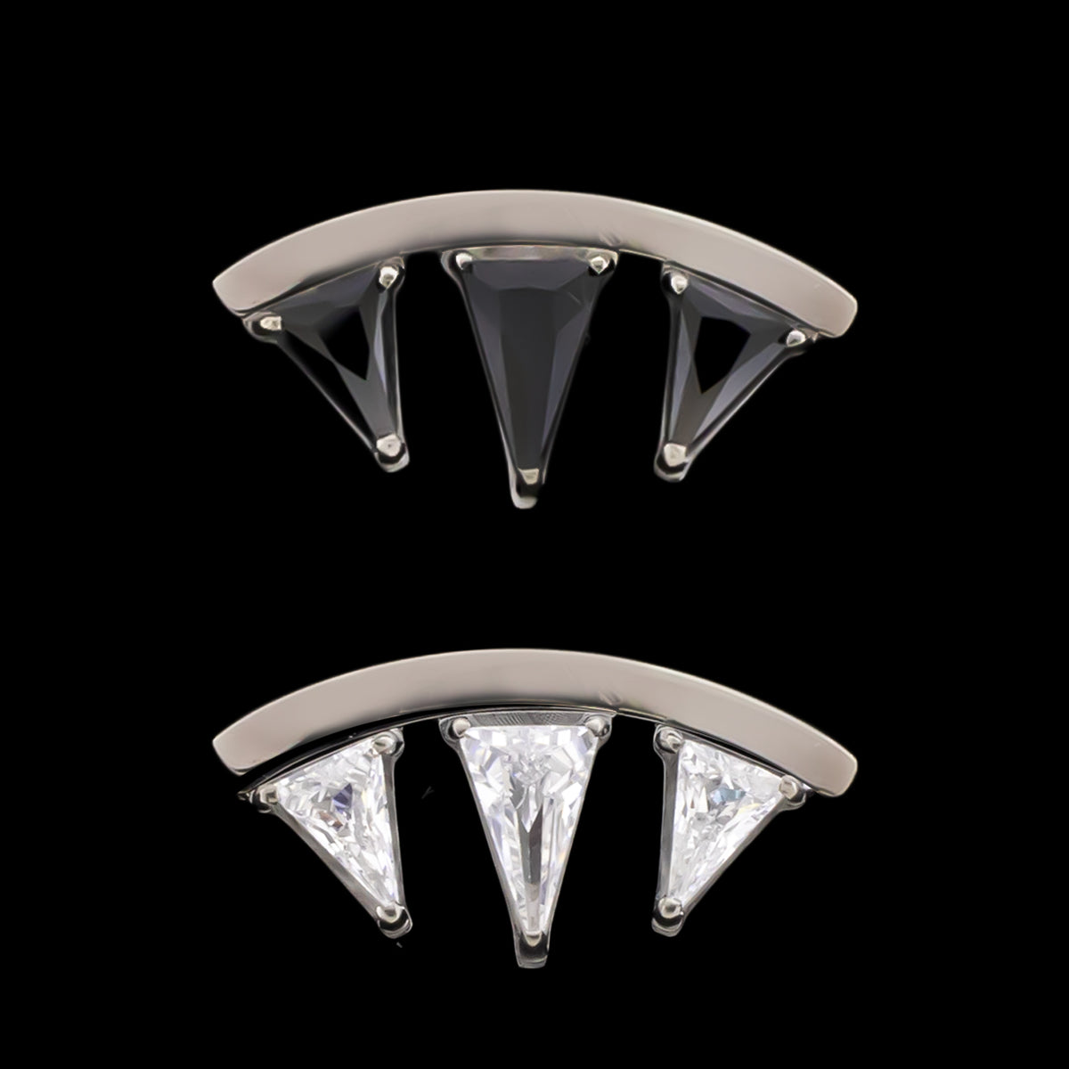 Threadless Piercing End Vortex Titanium Threadless End for Piercings | Pierced Addiction