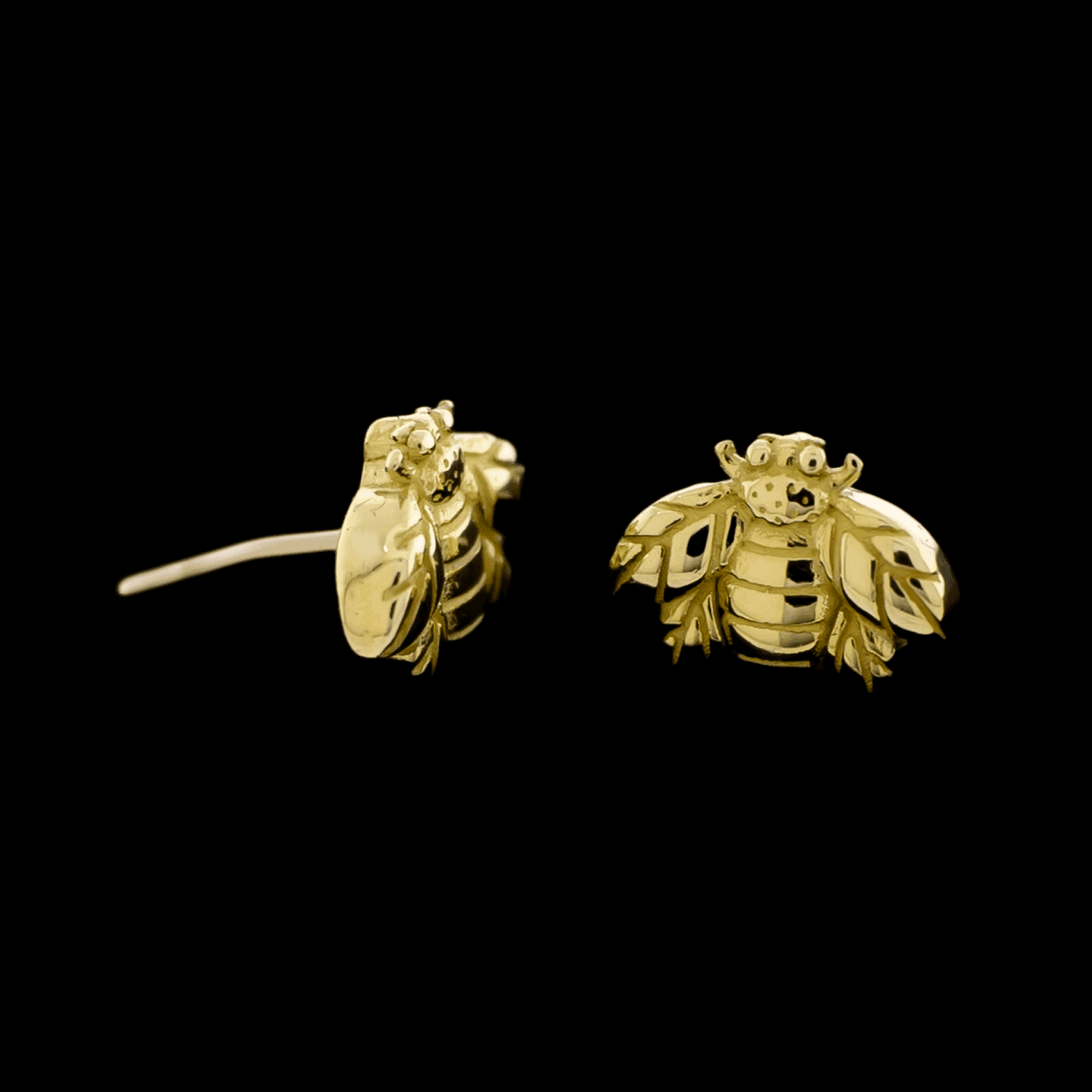 Honey- 18Kt Gold Threadless End