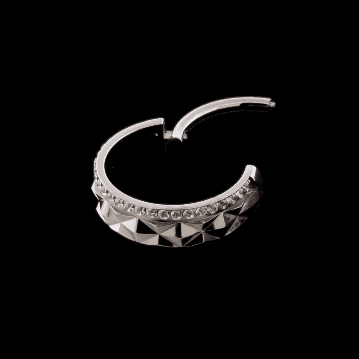 Idol- Titanium Hinged Ring - Pierced Addiction