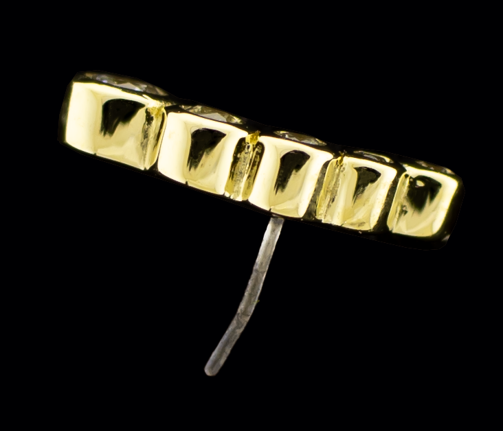 Jovi - 14KT Gold Threadless End - Pierced Addiction