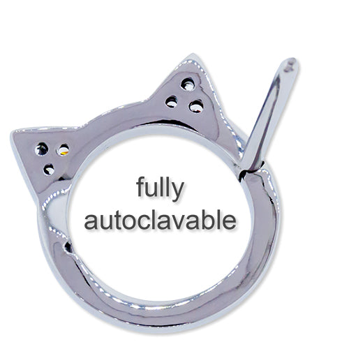 14G Cat Nipple Clicker - Pierced Addiction