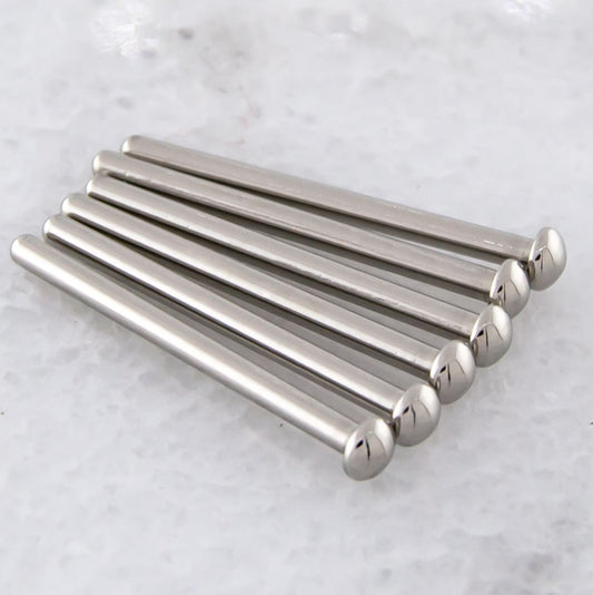 Steel Nose Pin With Dome Top