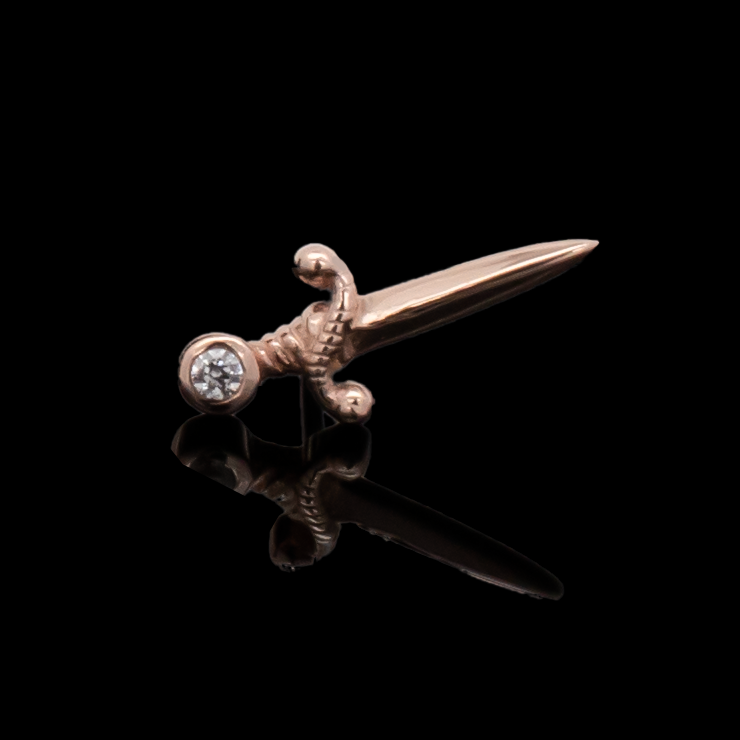 Legacy - 14kt Gold Threadless End - Pierced Addiction