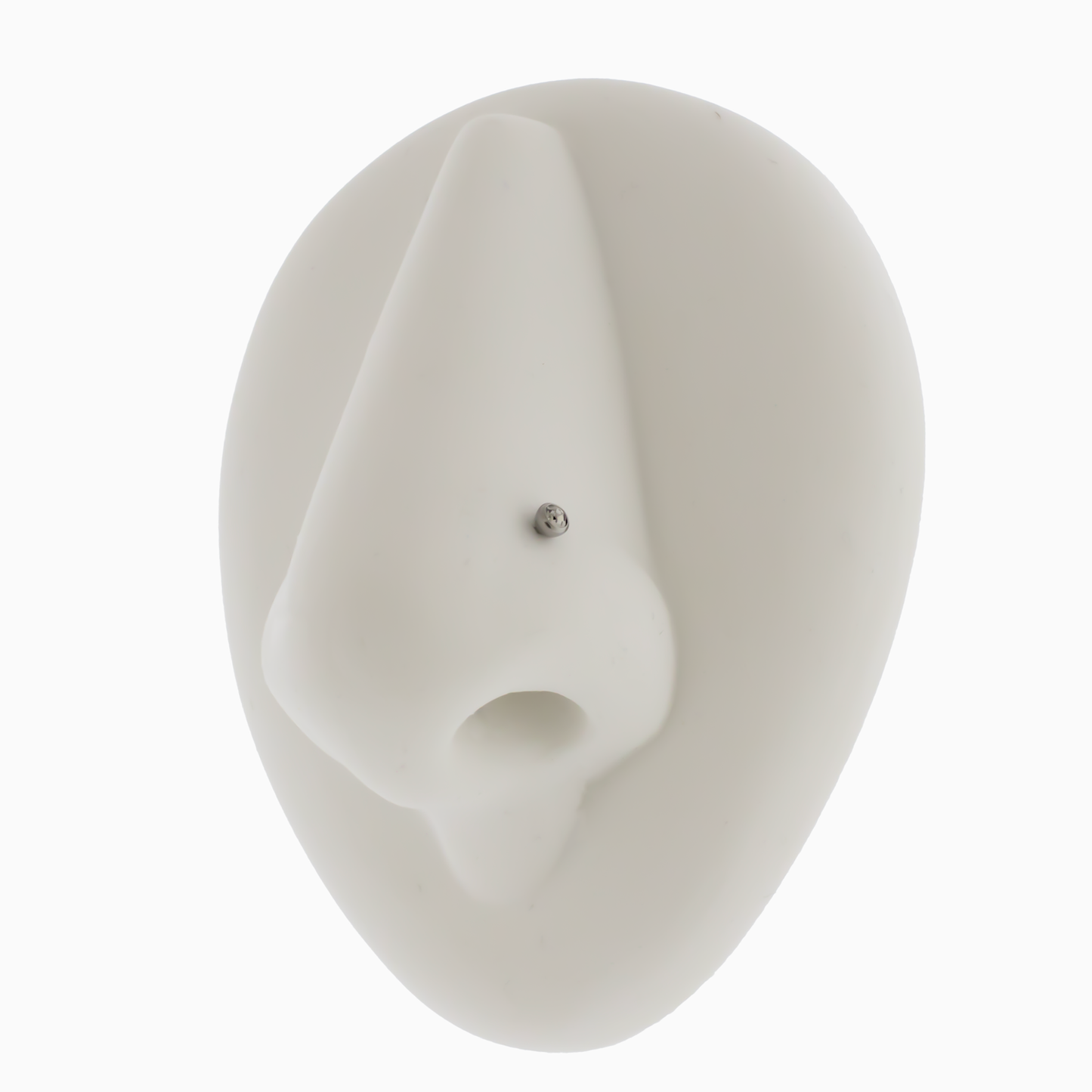 Steel 14G Internally Threaded Ball with Premium Crystal - Pierced Addiction