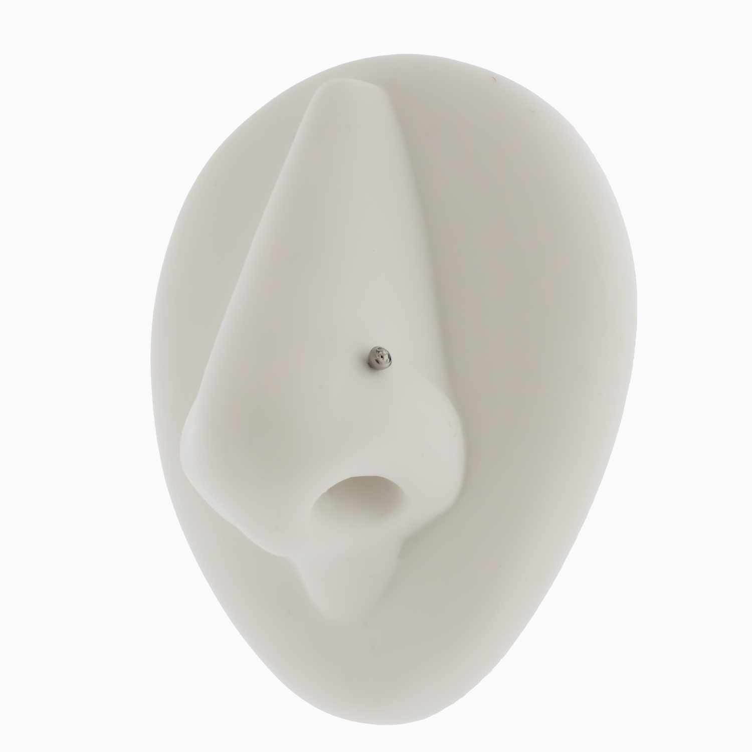 Steel 14G Internally Threaded Ball with Premium Crystal - Pierced Addiction