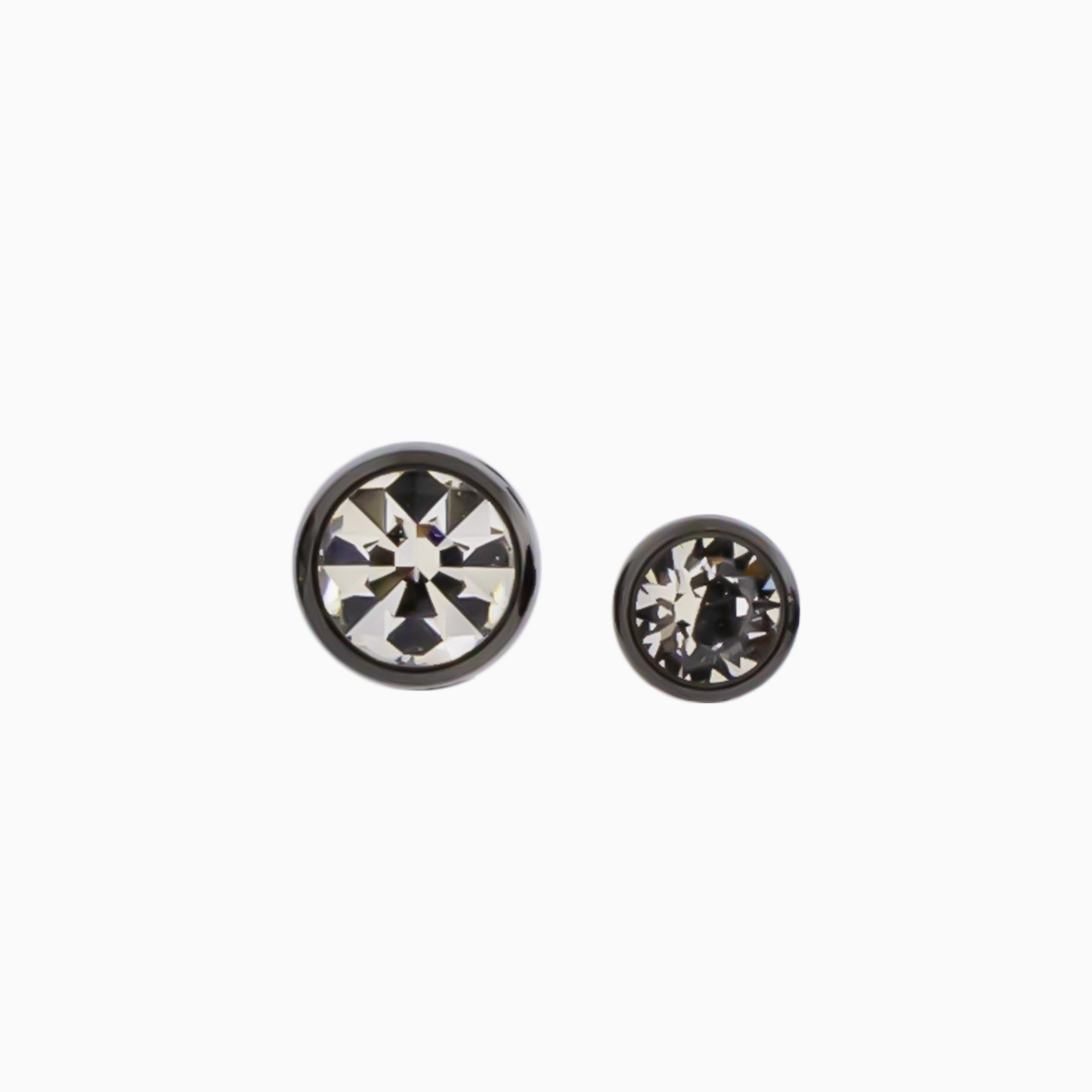 Steel Externally Threaded End – Black PVD Gem Balls
