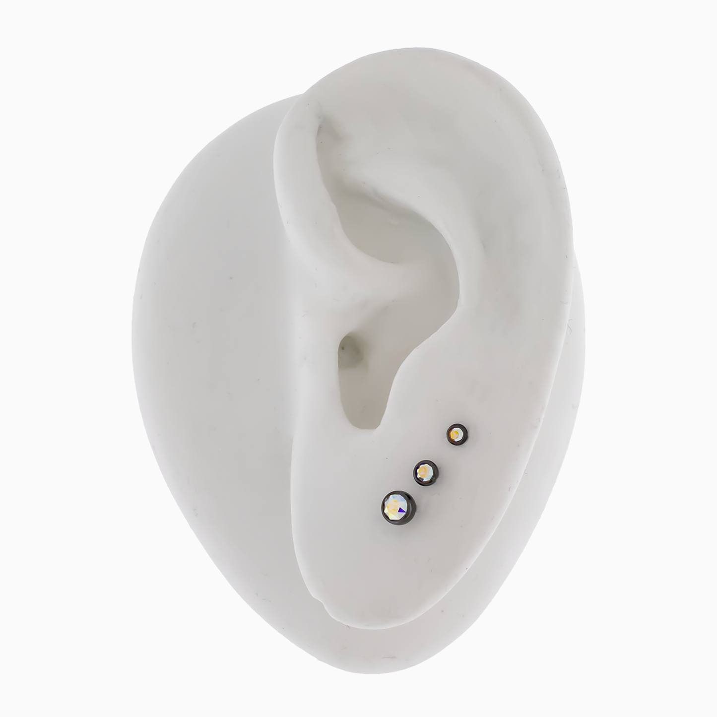 Steel Externally Threaded End – Black PVD Gem Balls