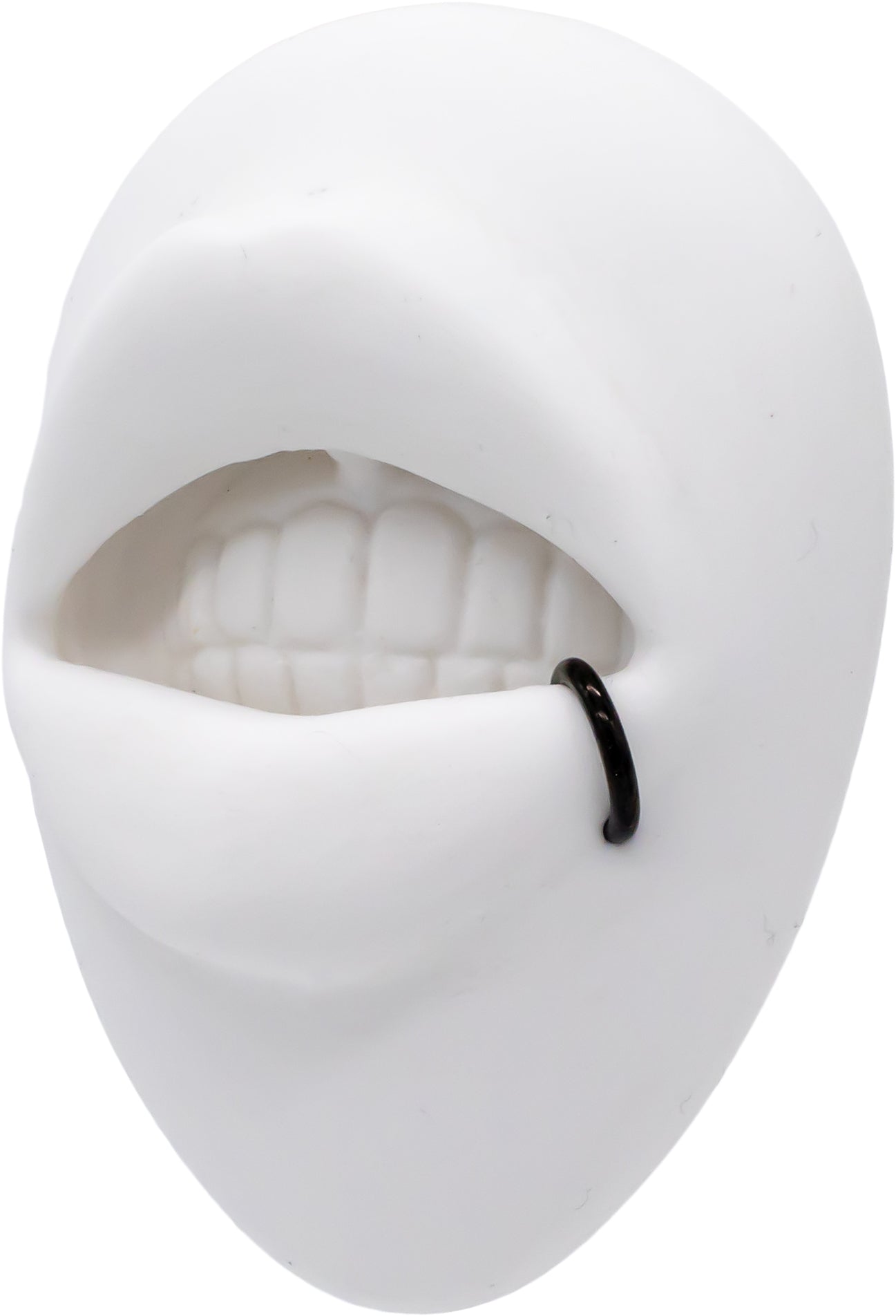 20G - 10G Steel Black PVD Hinged Segment Rings - Pierced Addiction
