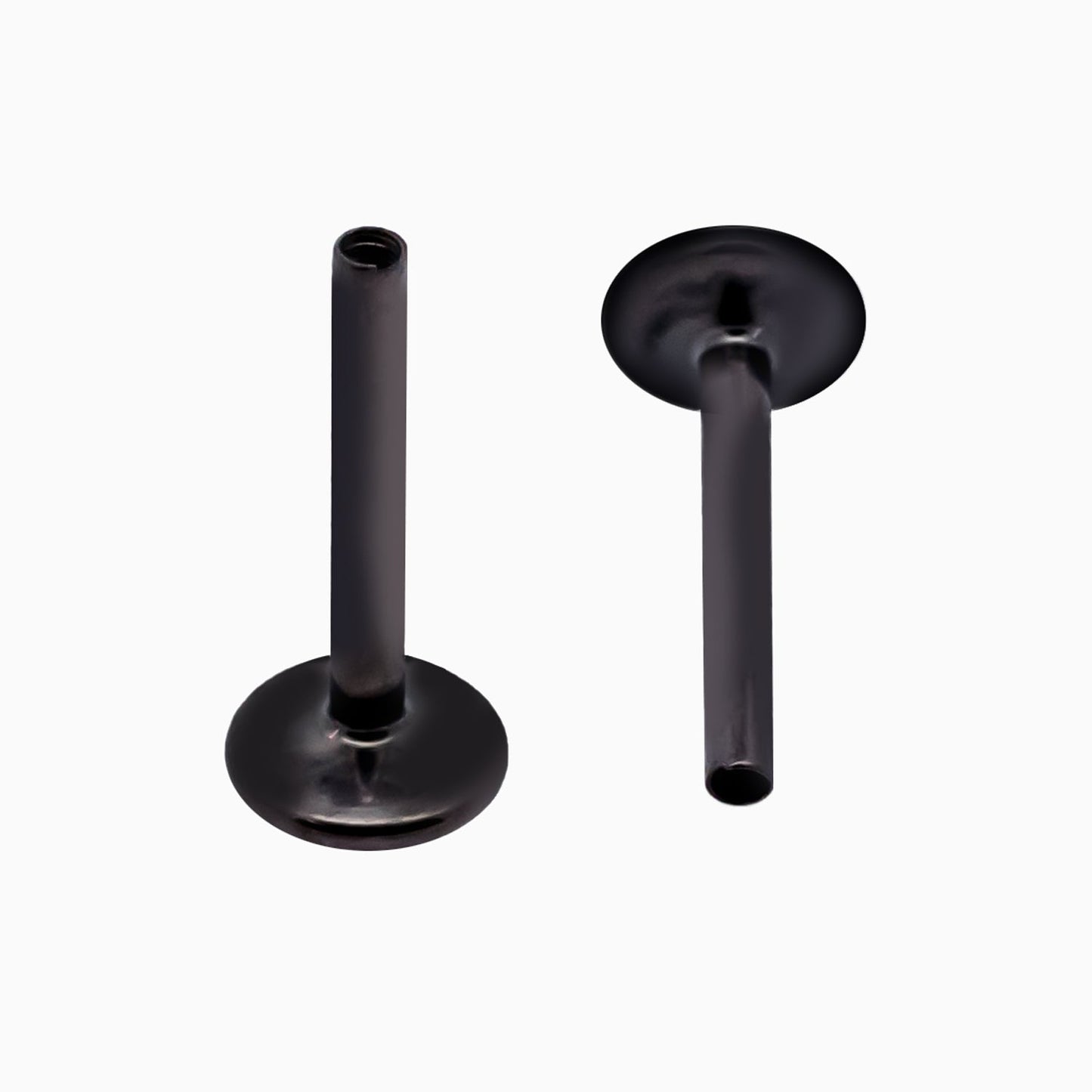 Steel Internally Threaded Labrets - Black PVD