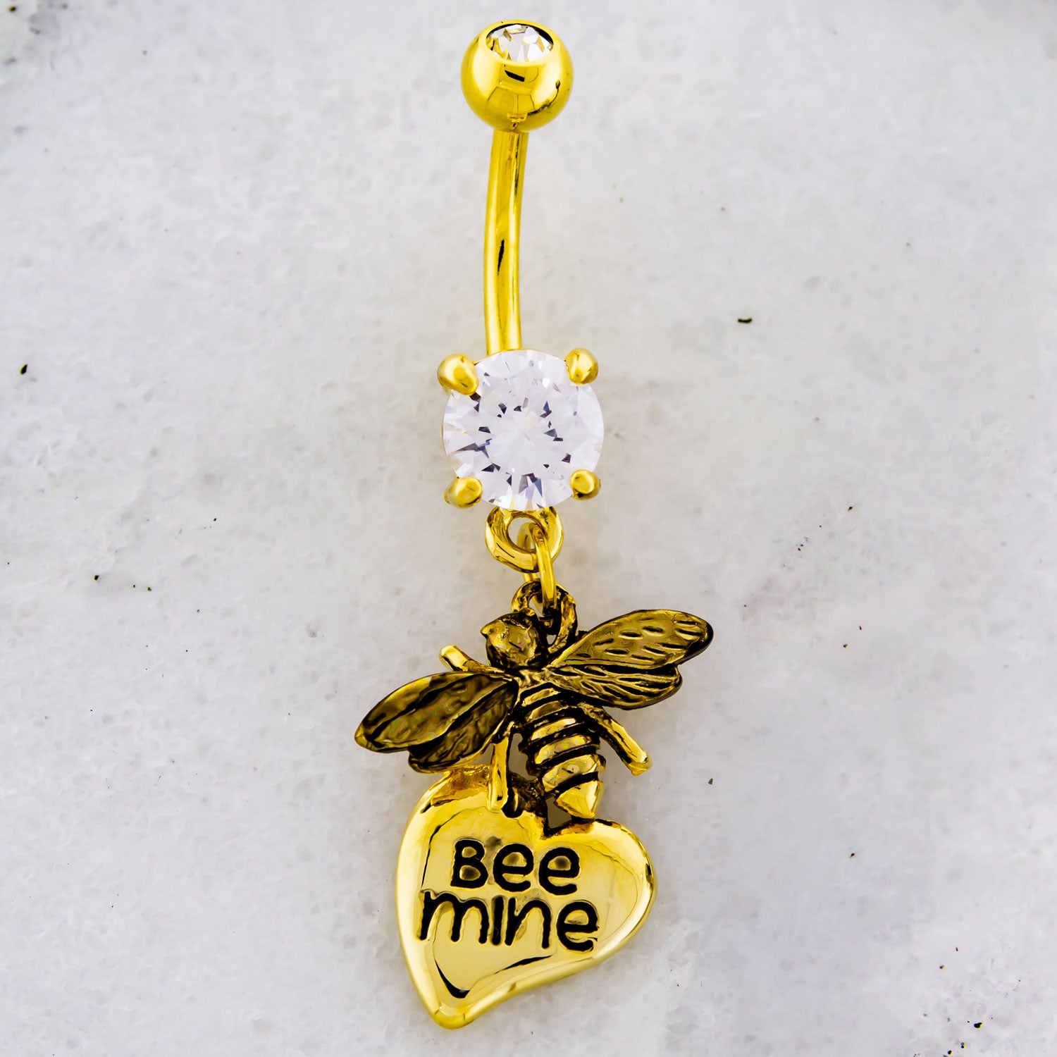 14G Bee Mine Navel Ring - Pierced Addiction