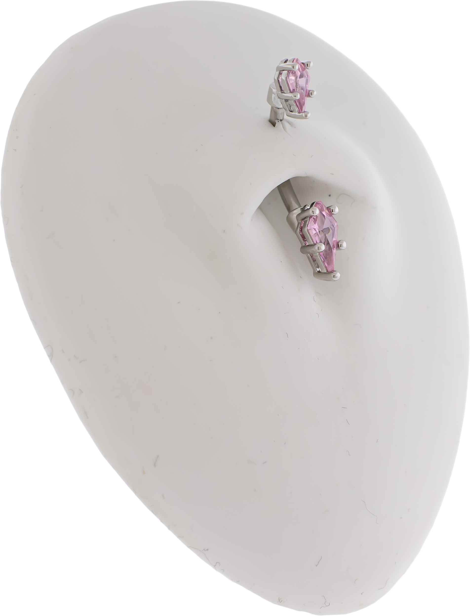 14G Kite Cut Gem Navel Barbell - Pierced Addiction