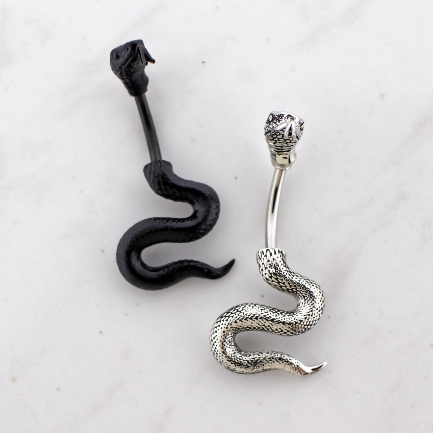 14G Snake Navel Ring