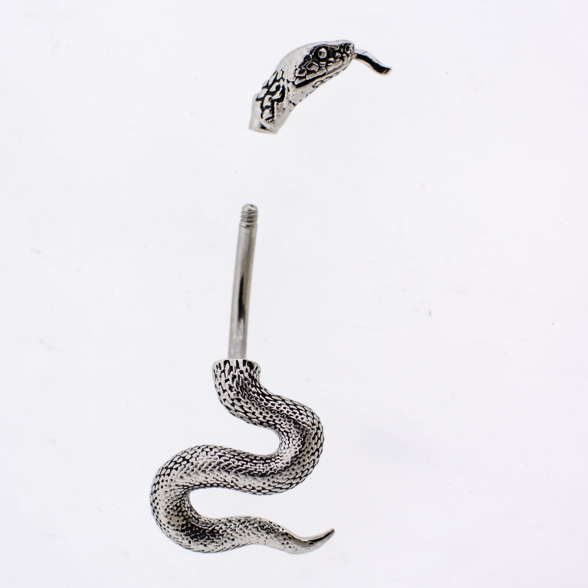 14G Snake Navel Ring