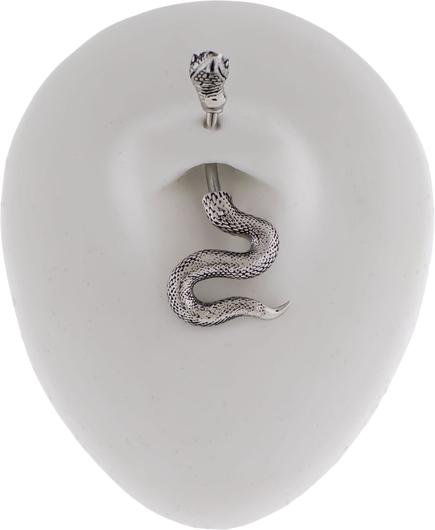 14G Snake Navel Ring