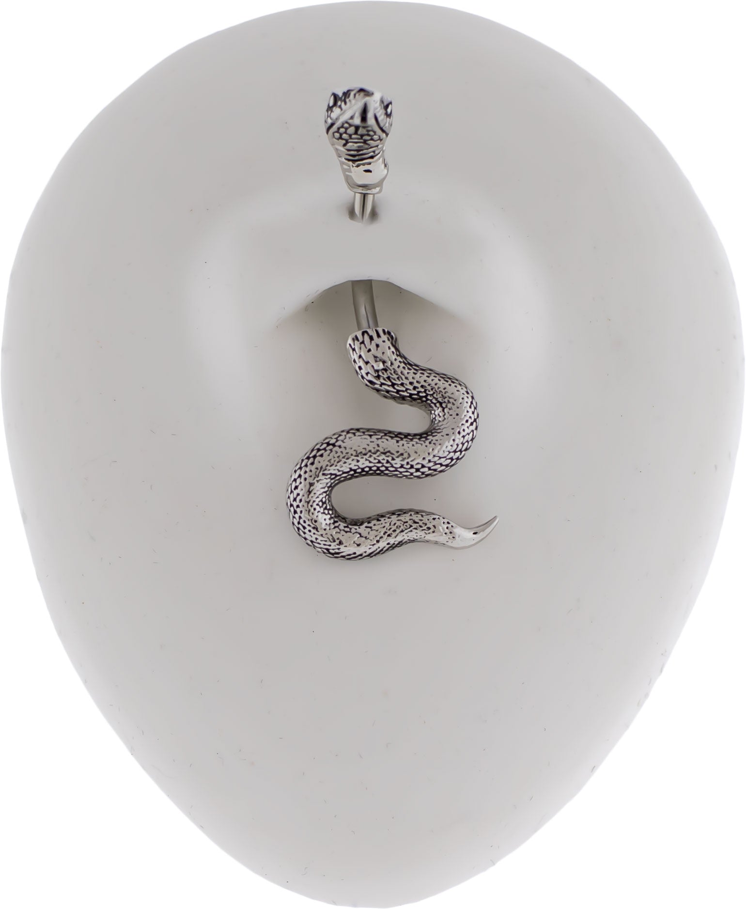 14G Snake Navel Ring