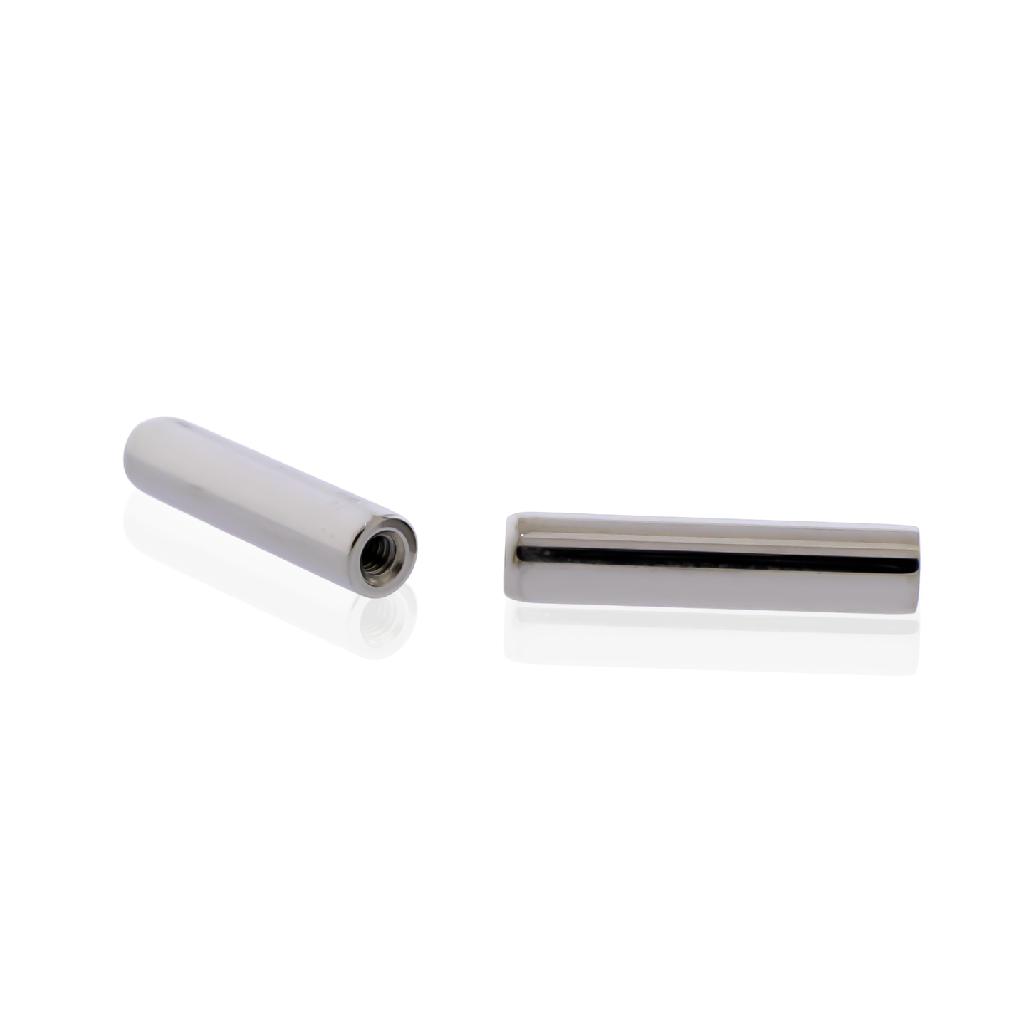 10G Steel Straight Barbell - Internally Threaded Post - Pierced Addiction